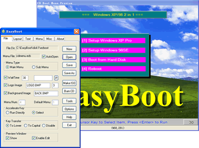 easyboot启动易(光盘制作工具) v6.6.0.8