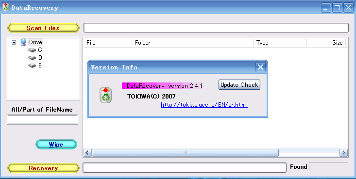 TOKIWA DataRecovery v2.4.9