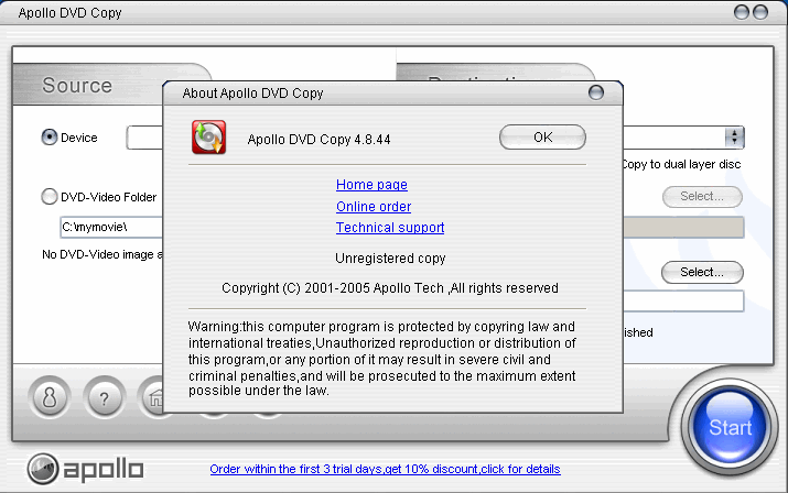 Apollo DVD Copy v4.8.47