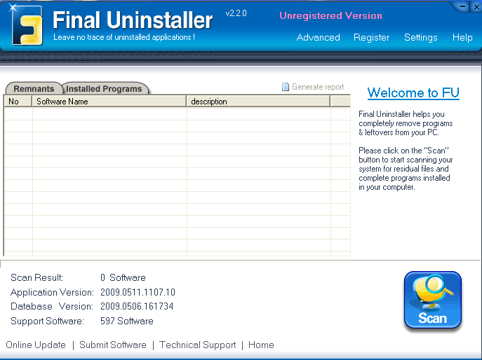 Final Uninstaller v2.6.13