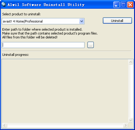 Avast! Uninstall Utility v1.0.0.6