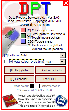 Dead Pixel Tester v3.4