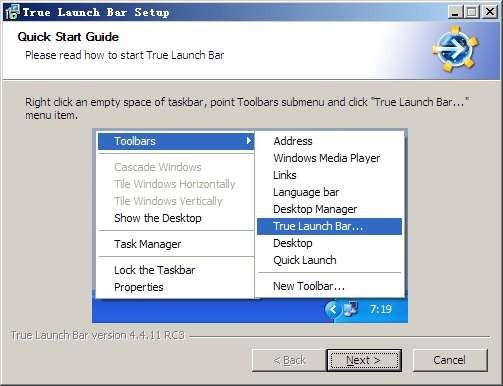 True Launch Bar(快速启动栏工具栏软件) v7.5.0.5