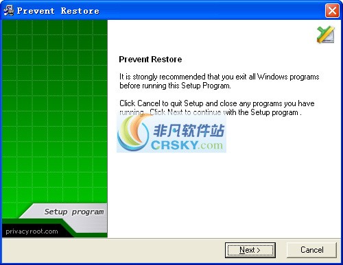 Prevent Restore v4.36