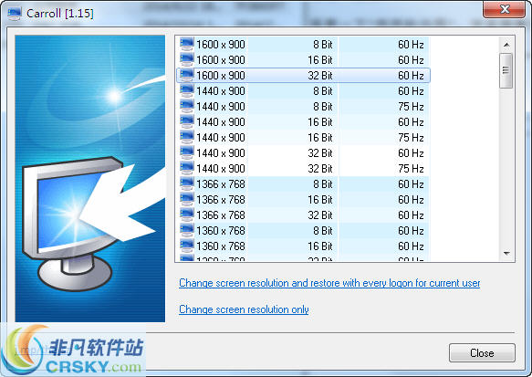 carroll(显示器分辨率) v1.27