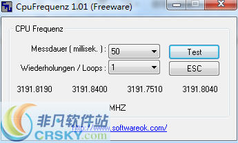 CpuFrequenz(CPU运行频率检测) v2.83