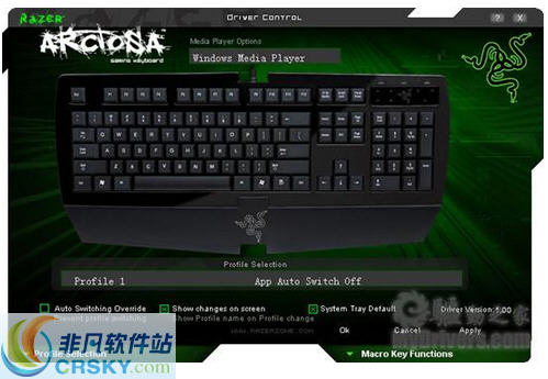 Razer Arctosa雷蛇三齿熊蛛驱动 v1.8