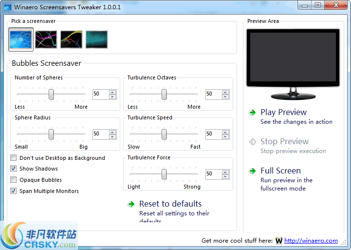 Winaero Screensavers Tweaker v1.0.0.6