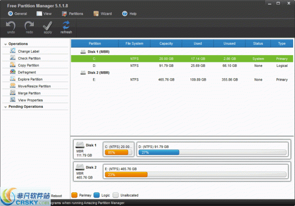 Free Partition Manager v5.1.1.12