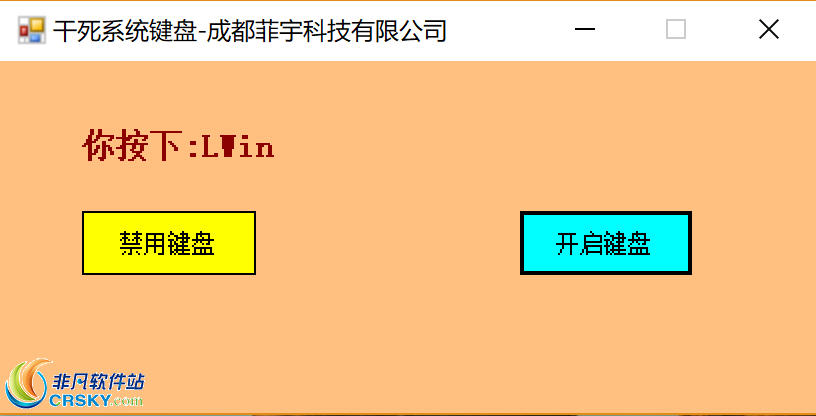 菲宇禁用系统键盘 v2.4