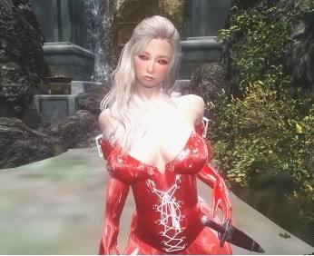 上古卷轴5天际重制版红色皮衣魅惑女郎mod 3.4.5