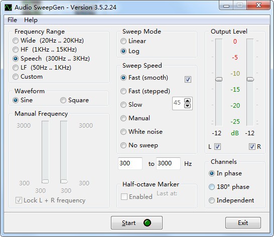 Audio SweepGen(耳机煲机软件) v3.5.2.27