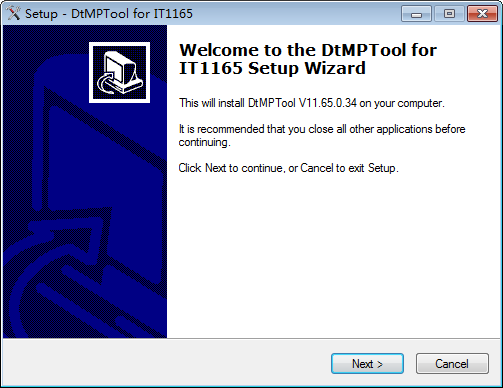 联阳IT1165量产工具(DtMPTool For IT1165) v11.65.0.39