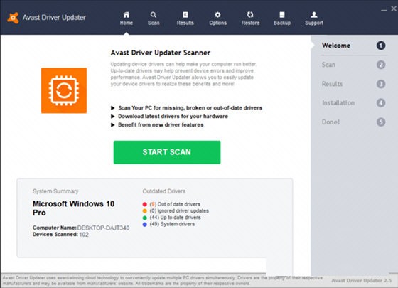 Avast Driver Updater(驱动管理软件) v20.4.816.4