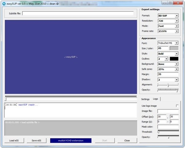 easySUP(视频字幕制作软件) v0.7.0.4