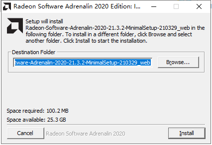 AMD Radeon Software Adrenalin v21.3.5