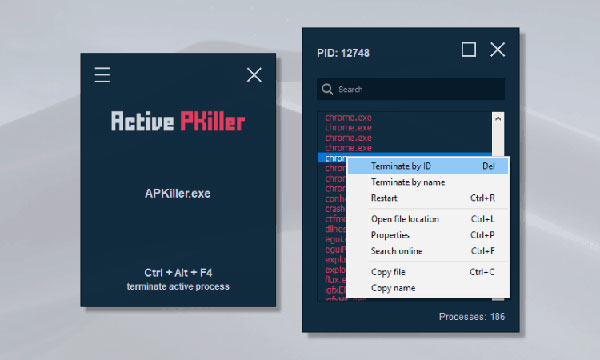 Active PKiller(强制结束进程工具) v1.6.5