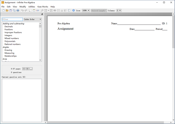 Infinite Pre-Algebra(无限预代数软件) v2.58