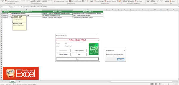 Professor Excel Tools(Excel辅助插件) v3.5