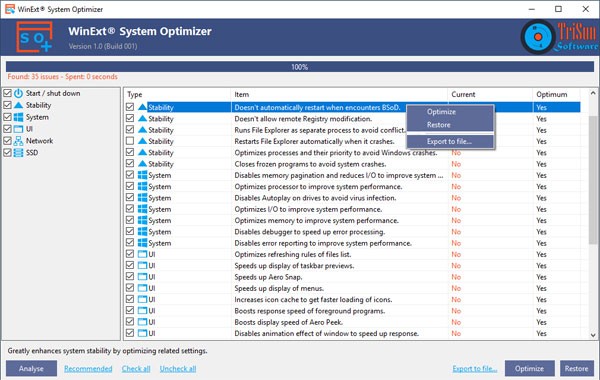 WinExt System Optimizer(电脑系统优化工具) v1.5