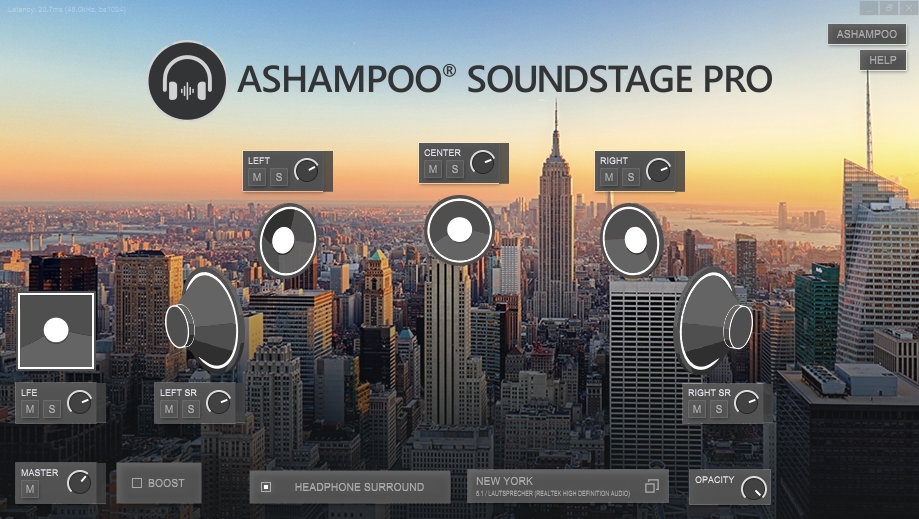Ashampoo Soundstage Pro(声卡效果增强软件) v2.44