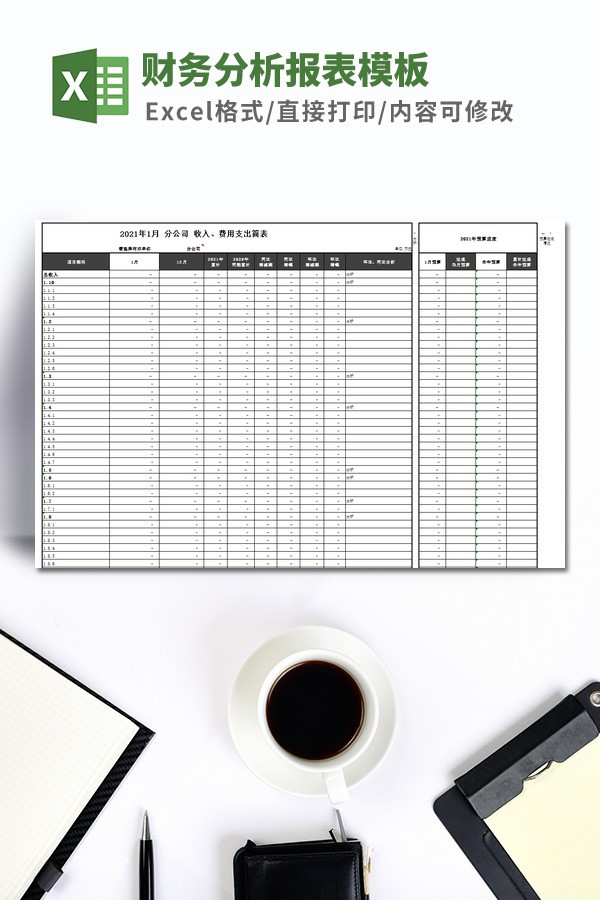 财务分析报表模板 v1.20