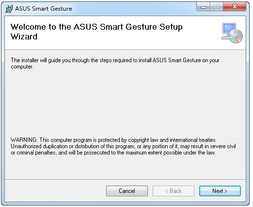 ASUS Smart Gesture v2.2.18