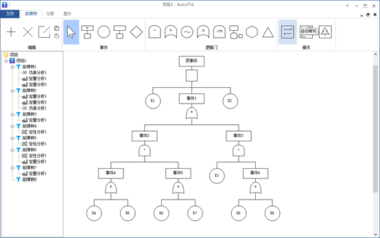 AutoFTA(故障树建模与分析) v1.25