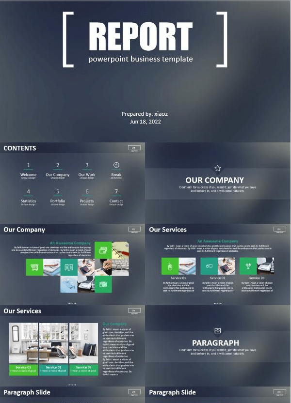 简约Metro风格PPT模板 v3.36
