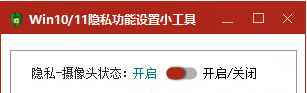 Win10/11隐私功能设置小工具 v1.2