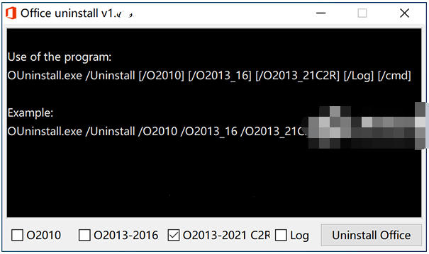 OfficeUninstall vUninstalv1.1