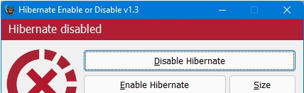 电脑休眠启用禁用工具 v1.4
