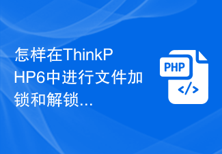 怎样在ThinkPHP6中进行文件加锁和解锁操作？