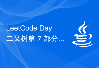 LeetCode Day 二叉树第 7 部分