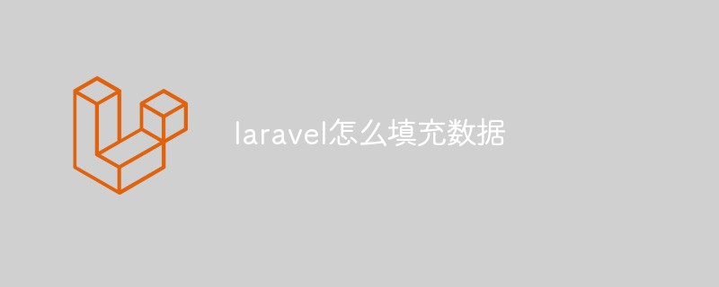 如何使用Laravel的填充数据功能