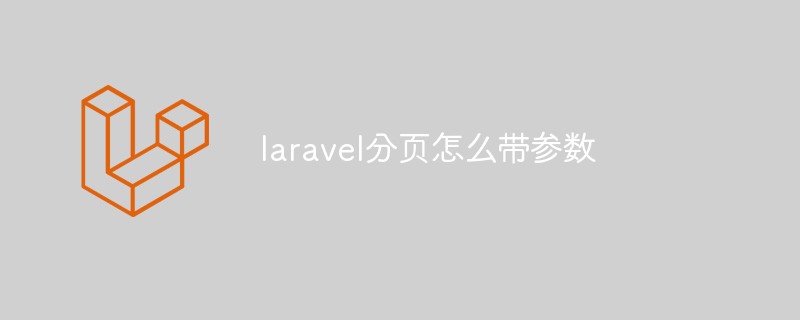 laravel分页怎么带参数