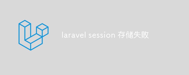 laravel session 存储失败