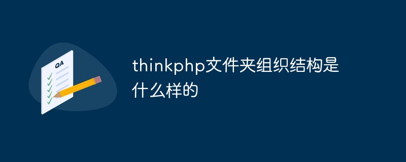 thinkphp文件夹组织结构是什么样的