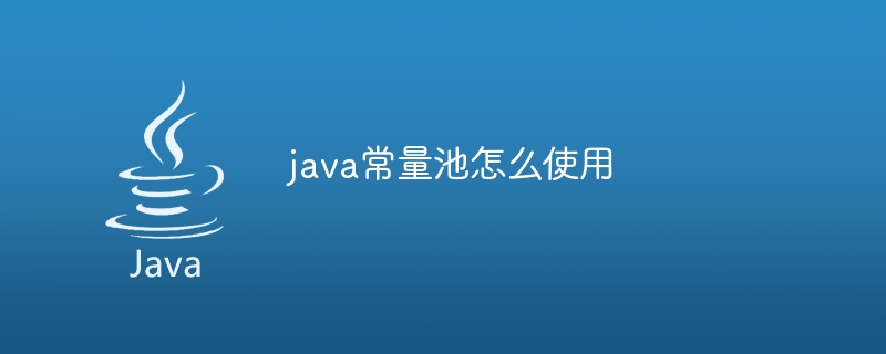 java常量池怎么使用