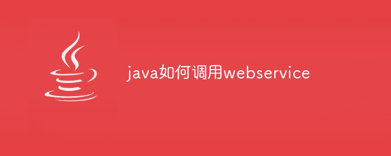 java如何调用webservice