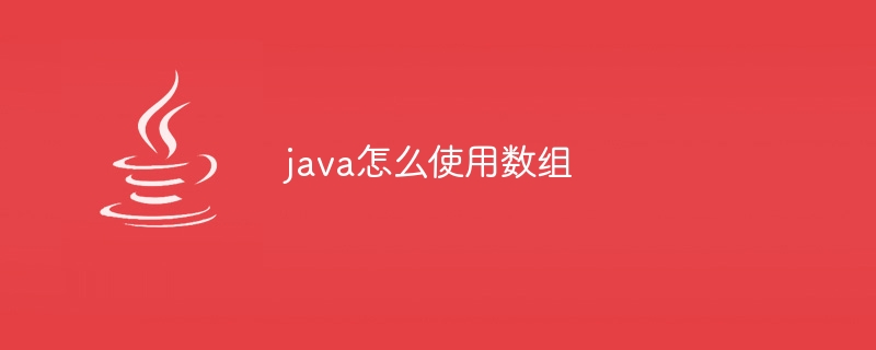 java怎么使用数组